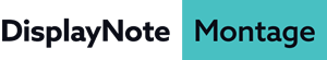 displaynote montage logo