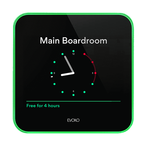 evoko liso room booking panel