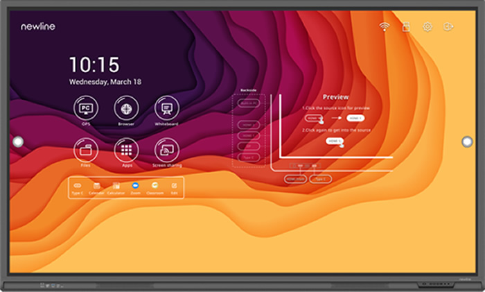 newline lyra display front