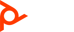 poly logo in white