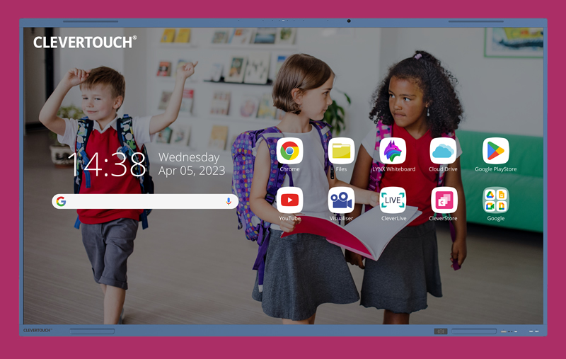clevertouch lux display for education
