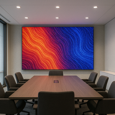 LED Wall in a boardroom